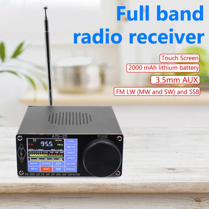 Si4732 ATS-25 2.4-Inch Touch Screen  Full-Band Radio Receiver DSP Receiver - Player Accessories by PMC Jewellery | Online Shopping South Africa | PMC Jewellery | Buy Now Pay Later Mobicred