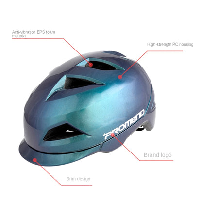 PROMEND 12H19 Summer Cool Motorcycle Riding Half Helmet Helmet Outdoor Off-Road Helmet With Tail Light, Size: Code(Black) - Protective Helmet & Masks by PROMEND | Online Shopping South Africa | PMC Jewellery | Buy Now Pay Later Mobicred