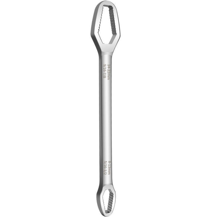Multi-Function Plum Wrench Open Adjustment Double-Headed Self-Tightening Wrench(Silver) - free shipping - PMc TechLife - Order now!