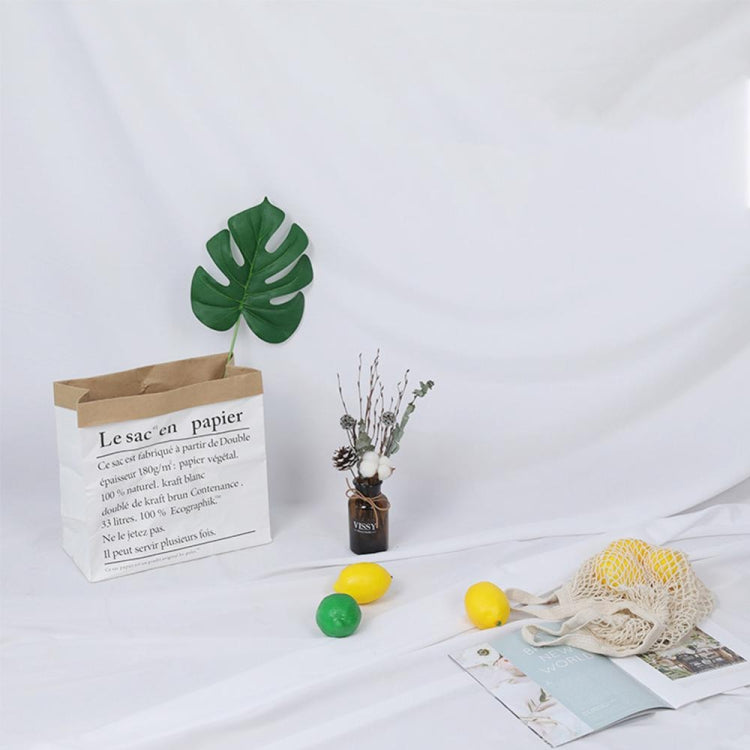 4 x 2.4m Photo Background Cloth Increased Widened Photography Cloth Live Broadcast Solid Color Cloth(White) - free shipping - PMC TechLife - Order now!