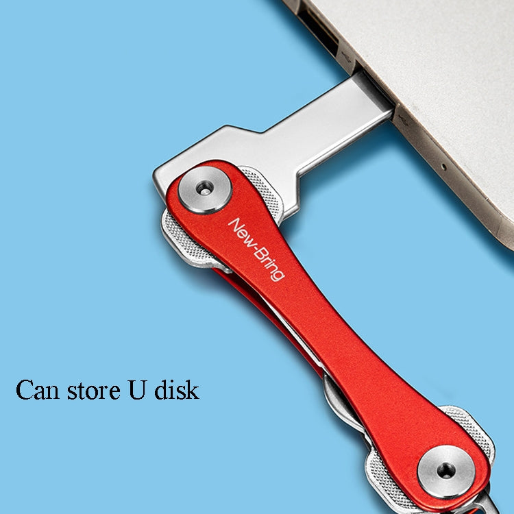 New Bring Mini Keychain Emergency Tool Multifunctional Portable Car Accessories Metal Key Storage Device(Gray Lengthening) - Key Rings by PMC TechLife | Online Shopping South Africa | PMC TechLife | Buy Now Pay Later Mobicred