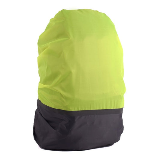 2 PCS Outdoor Mountaineering Color Matching Luminous Backpack Rain Cover, Size: L 45-55L(Gray + Fluorescent Green) - Rain Cover Bags by PMC Jewellery | Online Shopping South Africa | PMC Jewellery | Buy Now Pay Later Mobicred