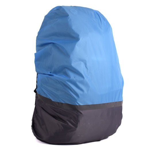 2 PCS Outdoor Mountaineering Color Matching Luminous Backpack Rain Cover, Size: XL 58-70L(Gray + Blue) - Rain Cover Bags by PMC Jewellery | Online Shopping South Africa | PMC Jewellery | Buy Now Pay Later Mobicred