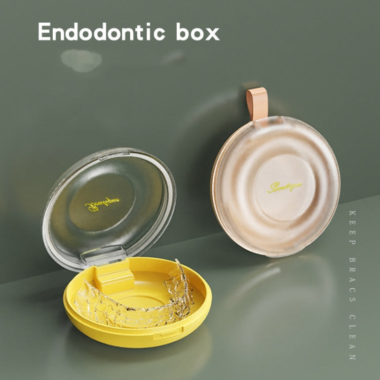 Household Denture Braces Box Orthodontic Storage Box(Orange) - free shipping - PMc TechLife - Order now!