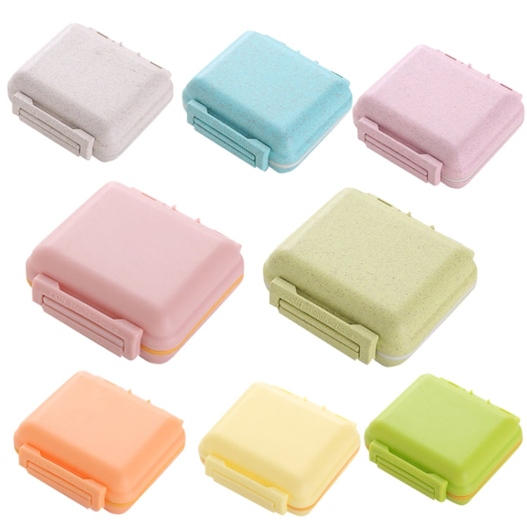 JS0018 Wheat Portable Sealed Pill Box with 6 Compartments For Pill Health Care Box(Beige) - free shipping - PMC TechLife - Order now!