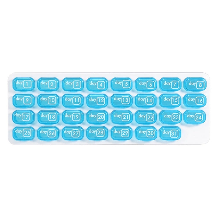 S-015 31 Grid Keyboard Type Plastic Pill Box(28.5x10.5x2.8cm) - free shipping - PMC TechLife - Order now!