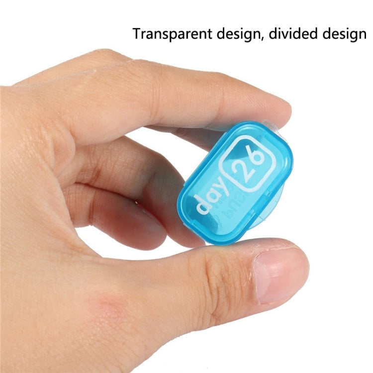 S-015 31 Grid Keyboard Type Plastic Pill Box(28.5x10.5x2.8cm) - free shipping - PMC TechLife - Order now!