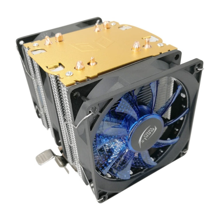 COOL STORM CT-4U-9cm Heat Pipe Dual-Tower CPU Radiator Copper Pipe 9 Cm Fan For Intel/AMD Platform Specification： Aurora Double Fan 3 Line - free shipping - PMC Jewellery - Order now!
