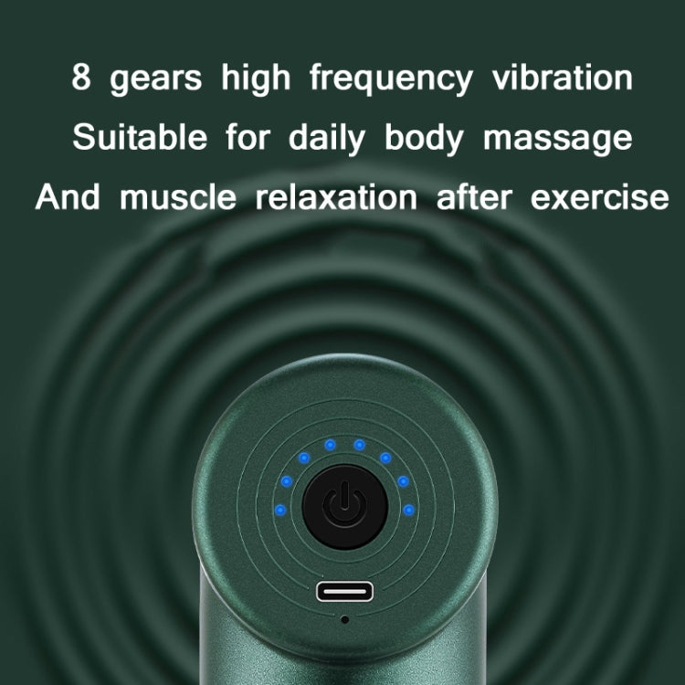 Mini Fascia Massager Pulse Micro-Current Physiotherapy Muscle Cervical Spine Massage Equipment Specification: Button version(168 Green) - free shipping - PMC TechLife - Order now!