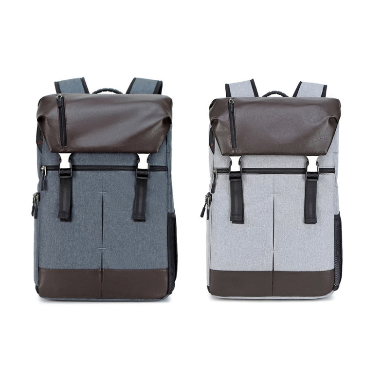 C3081 Camera  Computer Shoulder Digital Camera Bag Large Capacity Photography Backpack(Light Grey) - Backpack by PMC TechLife | Online Shopping South Africa | PMC TechLife | Buy Now Pay Later Mobicred