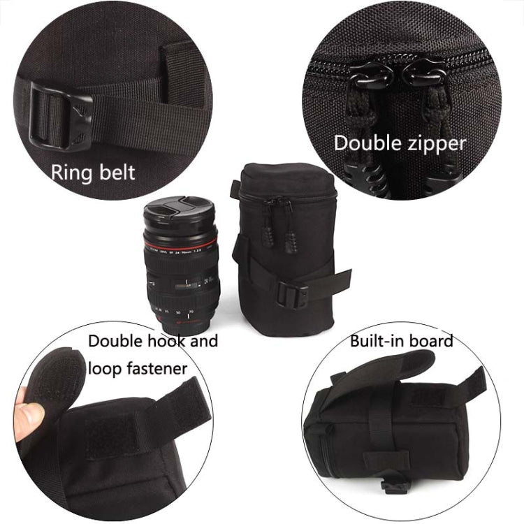 5603 Wear-Resistant Waterproof And Shockproof SLR Camera Lens Bag, Size: M(Black) - free shipping - PMC TechLife - Order now!