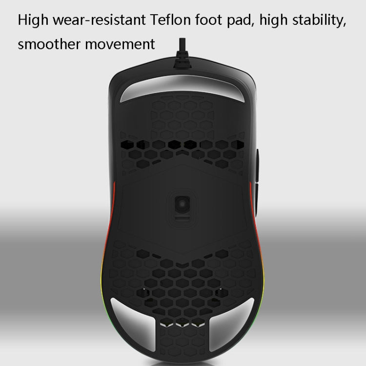 DELUX M700BU 7 Keys Wired Games Mouse Desktop Wired Mouse, Style: 3389 (Support 16000DPI) - free shipping - PMC Jewellery - Order now!