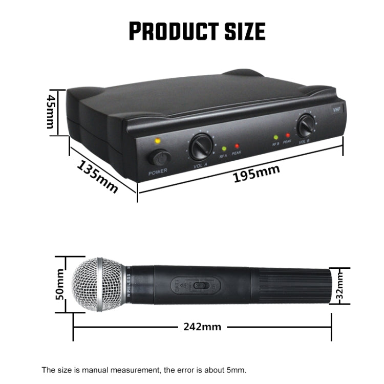 MV-58 K Song Handheld Wireless Microphone 1 In 2 - Microphone by PMC Jewellery | Online Shopping South Africa | PMC Jewellery | Buy Now Pay Later Mobicred