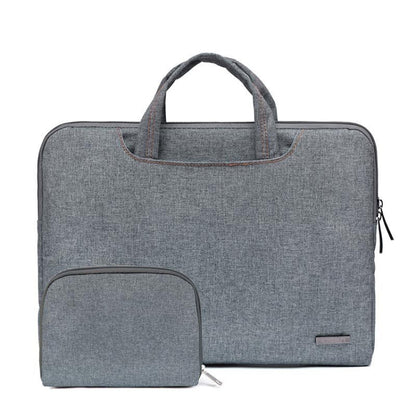 LiSEN LS-116 Simple Laptop Bag Business Laptop Liner Bag, Size: 15.6 inch(Snowflake Nylon Gray) - 15.6 - 17 inch by LiSEN | Online Shopping South Africa | PMC Jewellery | Buy Now Pay Later Mobicred