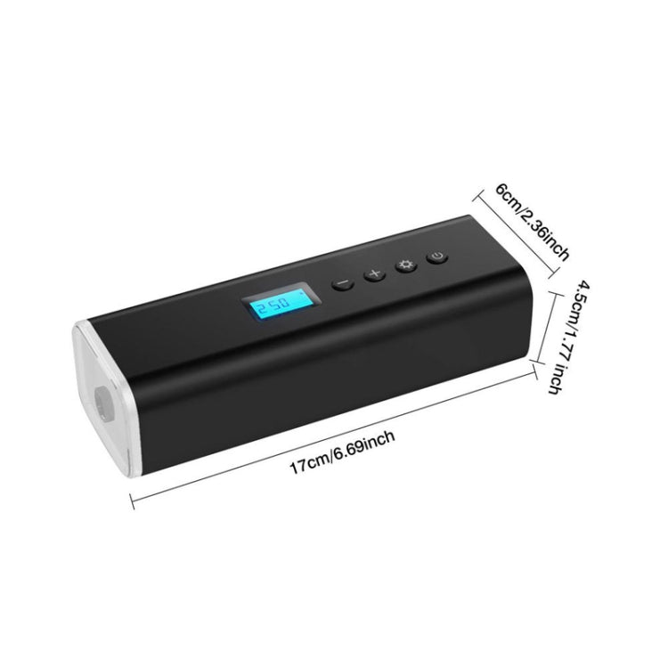H68 Handheld Mini Wireless Smart Car Inflator Pump Portable Multifunctional Tire Air Pump(Black) - Inflatable Pump by PMC TechLife | Online Shopping South Africa | PMC TechLife