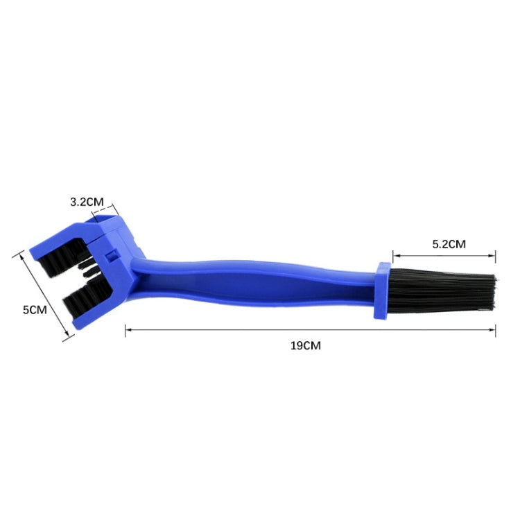 5 PCS BG-7168 Bicycle And Motorcycle Cleaning Brush Three-Sided Chain Brush, Colour: Blue - Others by PMc TechLife | Online Shopping South Africa | PMc TechLife | Buy Now Pay Later Mobicred