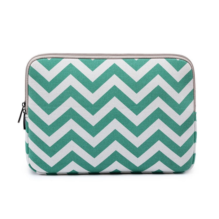 LiSEN LS-525 Wavy Pattern Notebook Liner Bag, Size: 12 inches(Light Green) - 12.1 inch by LiSEN | Online Shopping South Africa | PMC Jewellery | Buy Now Pay Later Mobicred