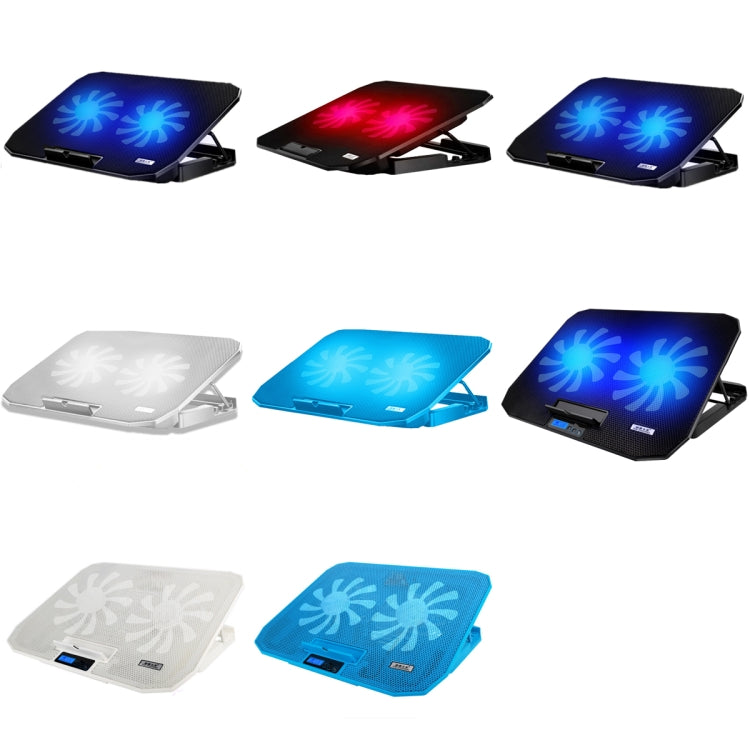 ICE COOREL N106 Laptop Base Adjustment Radiator Dual-Fan Notebook Cooling Bracket, Colour: Flagship Version (Ivory White) - free shipping - PMC Jewellery - Order now!
