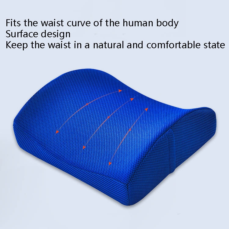 Office Waist Cushion Car Pillow With Pillow Core, Style: Memory Foam(Mesh Brown) - free shipping - PMC TechLife - Order now!