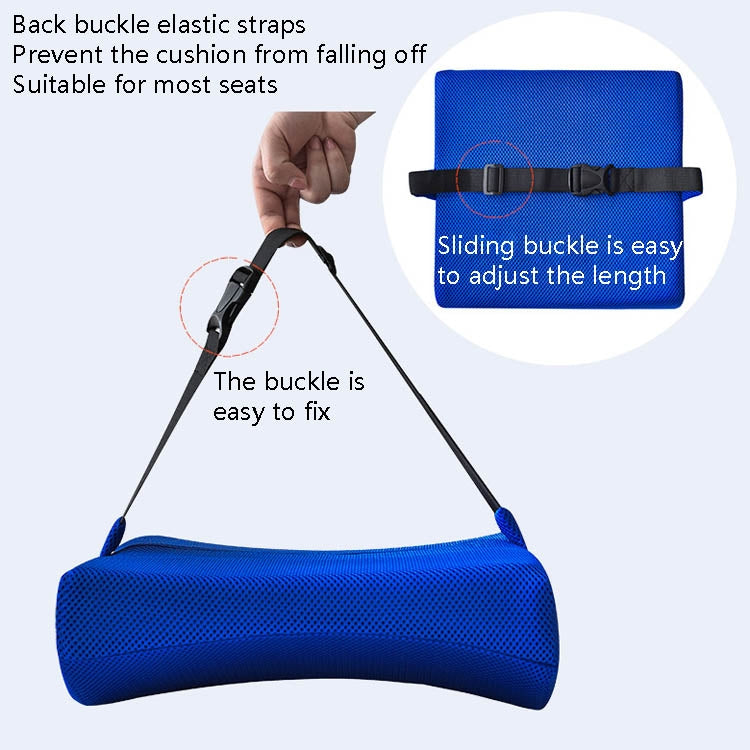 Office Waist Cushion Car Pillow With Pillow Core, Style: Memory Foam(Suede Black) - free shipping - PMC TechLife - Order now!