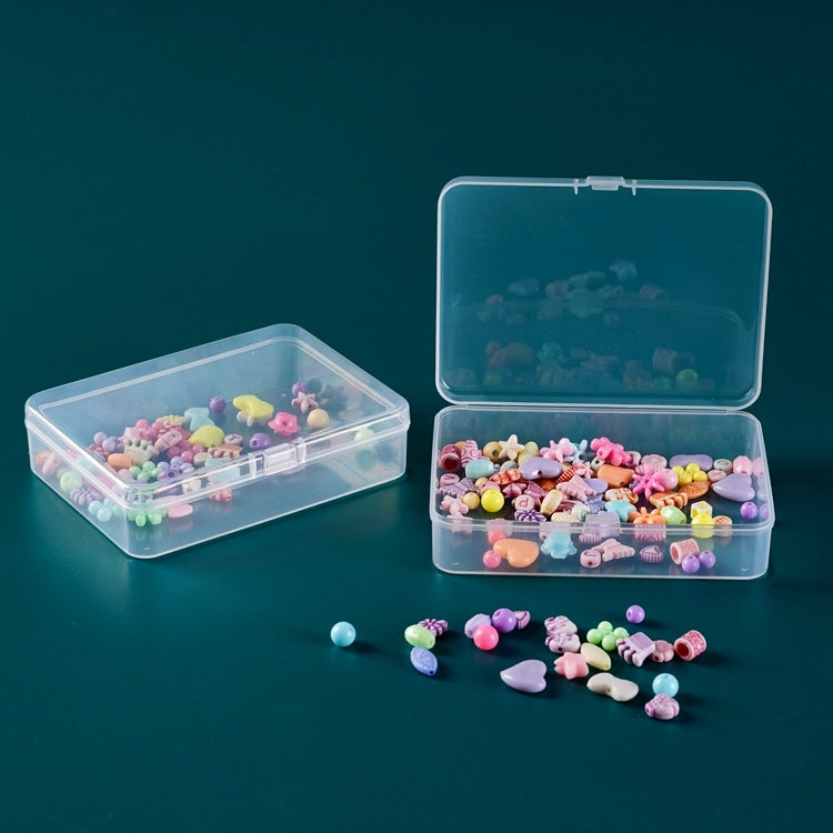 10 PCS Rectangular PP Plastic Box Transparent Packaging Box With Cover Plastic Parts Hardware Tool Storage Box - Storage Boxes by PMC TechLife | Online Shopping South Africa | PMC TechLife | Buy Now Pay Later Mobicred