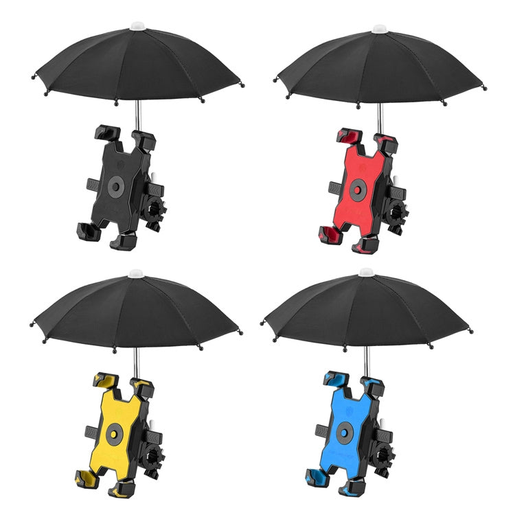 CYCLINGBOX Bicycle Mobile Phone Bracket With Parasol Rider Mobile Phone Frame, Style: Handlebar Installation (Yellow) - free shipping - PMC TechLife - Order now!