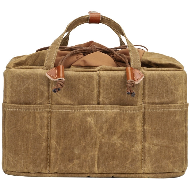 K707 Portable SLR Lens Liner Bag Camera Storage Bag(Khaki) - Strap Satchel by PMC TechLife | Online Shopping South Africa | PMC TechLife | Buy Now Pay Later Mobicred