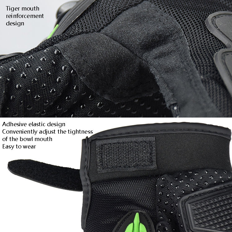 GHOST RACING GR-ST04 Motorcycle Gloves Anti-Fall Full Finger Riding Touch Gloves, Size: L(Gray) - Locomotive Gloves by GHOST RACING | Online Shopping South Africa | PMC TechLife | Buy Now Pay Later Mobicred