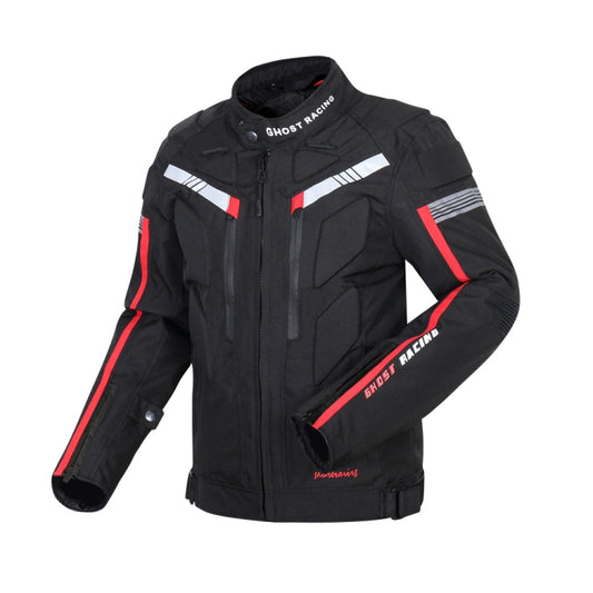 GHOST RACING GR-Y07 Motorcycle Cycling Jacket Four Seasons Locomotive Racing Anti-Fall Cloth, Size: XXXL(Black) - Protective Gear by GHOST RACING | Online Shopping South Africa | PMC Jewellery | Buy Now Pay Later Mobicred