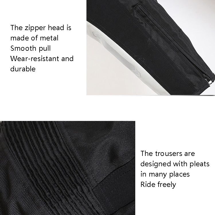 GHOST RACING GR-K06 Motorcycle Riding Trousers Racing Motorcycle Anti-Fall Windproof Keep Warm Pants, Size: L(Black) - free shipping - PMC TechLife - Order now!