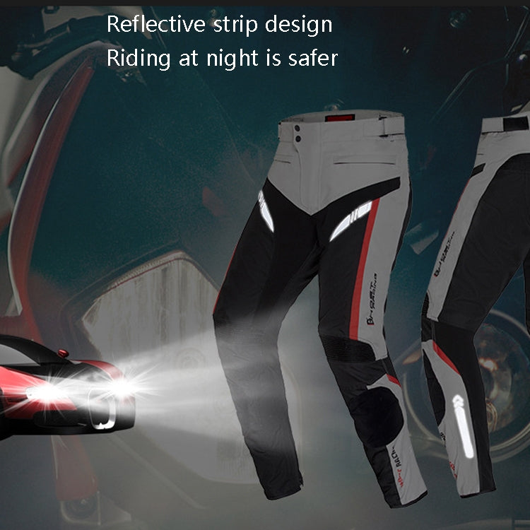GHOST RACING GR-K06 Motorcycle Riding Trousers Racing Motorcycle Anti-Fall Windproof Keep Warm Pants, Size: XXL(Grey) - free shipping - PMC TechLife - Order now!