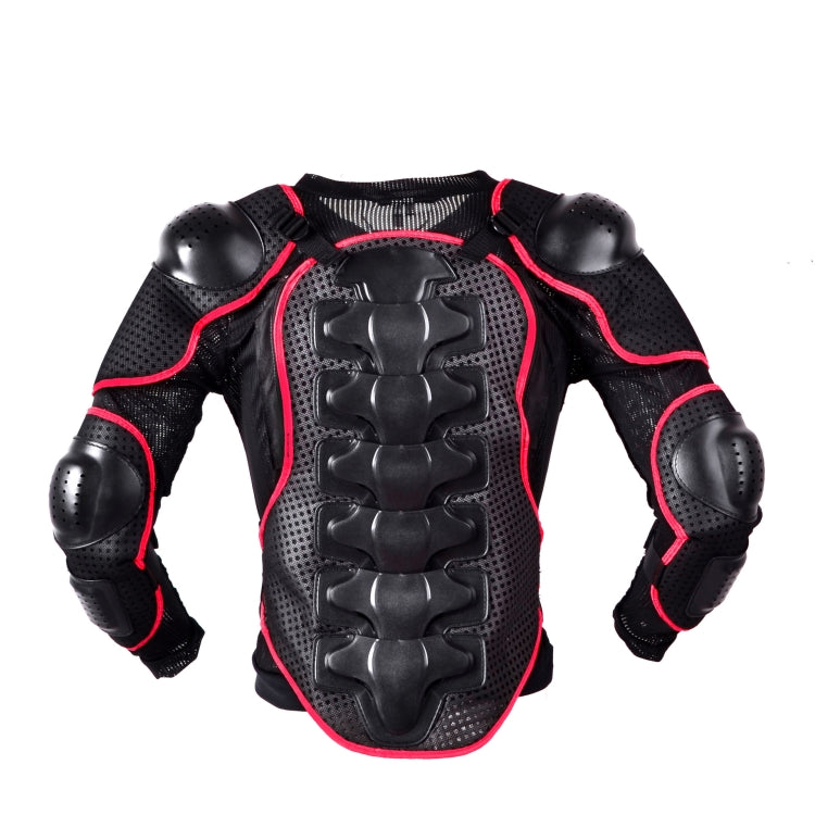 GHOST RACING F060 Motorcycle Armor Suit Riding Protective Gear Chest Protector Elbow Pad Fall Protection Suit, Size: M(Red) - Protective Gear by GHOST RACING | Online Shopping South Africa | PMC TechLife | Buy Now Pay Later Mobicred