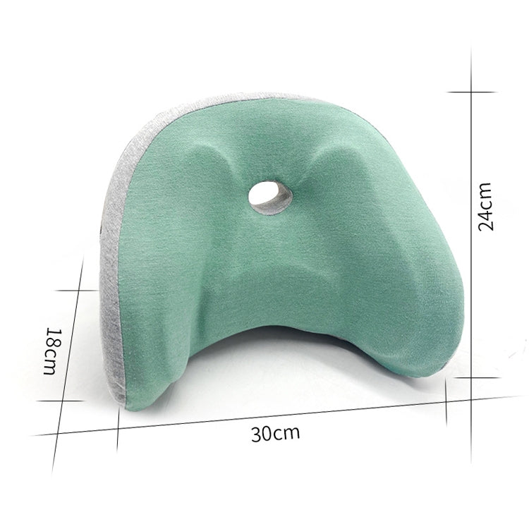 Children Car Head Pillow Car Interior Supplies Travel Sleep Adjustable U-Type Memory Cotton Neck Pillow(Matcha Green) - Seat Accessories by PMC Jewellery | Online Shopping South Africa | PMC Jewellery | Buy Now Pay Later Mobicred