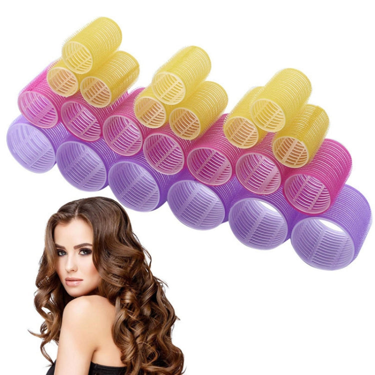 12 PCS/Set Self-Adhesive Curling Iron Hair Core Fluffy Hairdressing Tool���Random Colour Delivery, Specification: 63x40mm - free shipping - PMC TechLife - Order now!