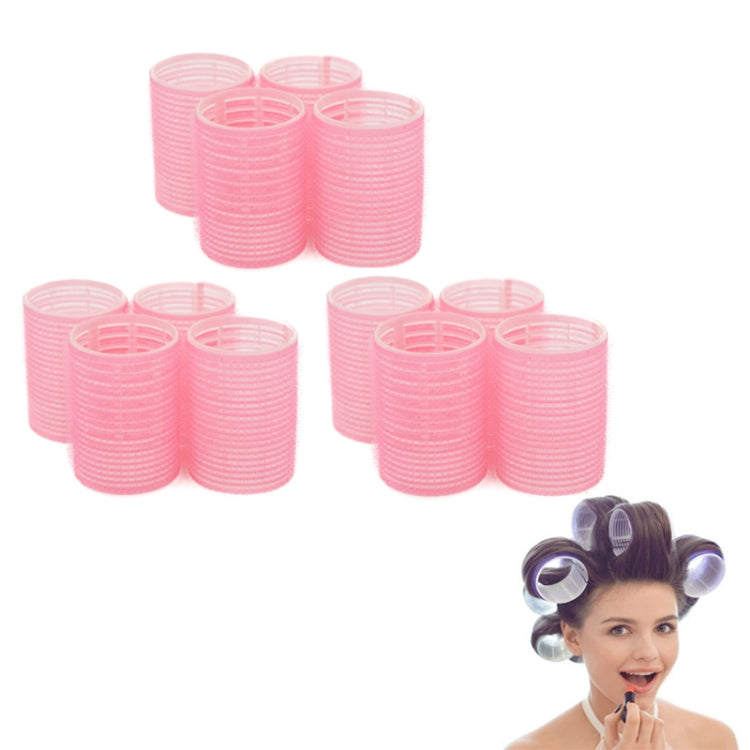 12 PCS/Set Self-Adhesive Curling Iron Hair Core Fluffy Hairdressing Tool���Random Colour Delivery, Specification: 63x28mm - free shipping - PMC TechLife - Order now!