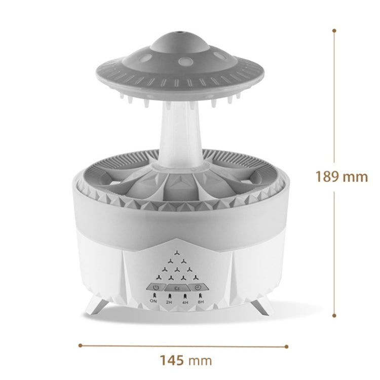 UFO Water Drop Aromatherapy Humidifier Desktop Remote Control Diffuser, Plug: US Plug(Black) - free shipping - PMC TechLife - Order now!