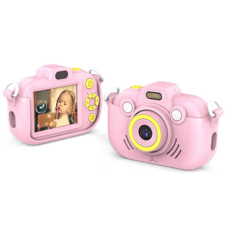 DC502 2.4-Inch 16X Zoom 2.7K Video Recording Children Digital Camera, Color: Pink + 32G(AU Plug) - Children Cameras by PMC Jewellery | Online Shopping South Africa | PMC Jewellery | Buy Now Pay Later Mobicred