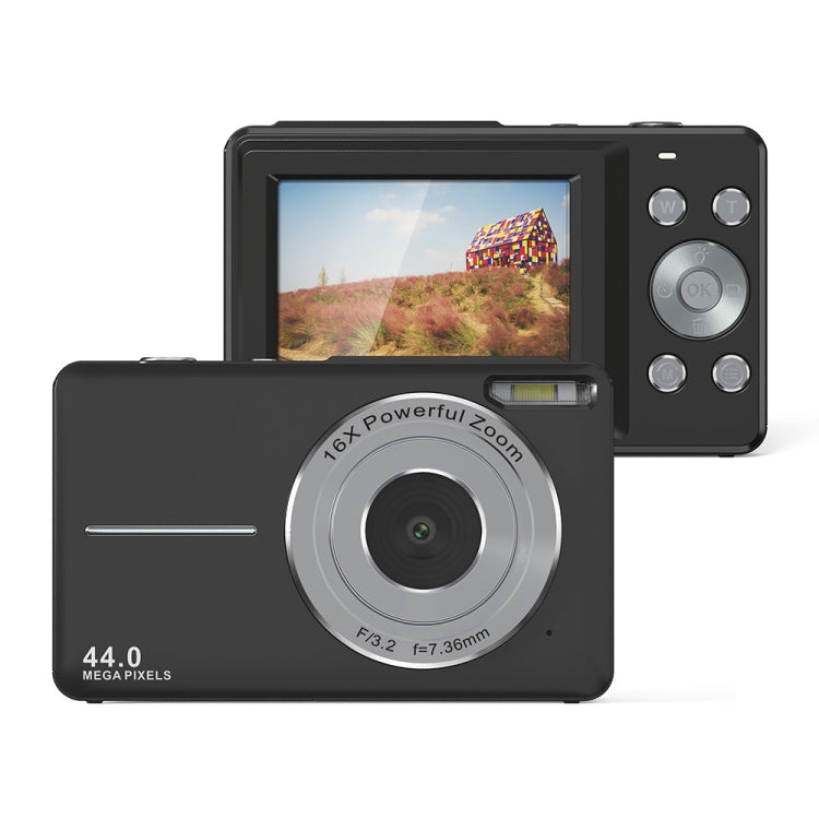 DC403L-AF 2.4-Inch 16X Zoom HD Digital Camera Mini Children Photography Camera US Plug(Black) - Children Cameras by PMC TechLife | Online Shopping South Africa | PMC TechLife | Buy Now Pay Later Mobicred