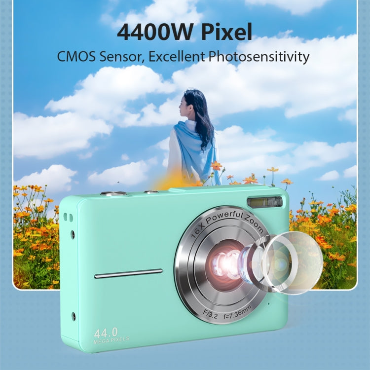 DC403L-AF 2.4-Inch 16X Zoom HD Digital Camera Mini Children Photography Camera EU Plug(Black) - Children Cameras by PMC TechLife | Online Shopping South Africa | PMC TechLife | Buy Now Pay Later Mobicred