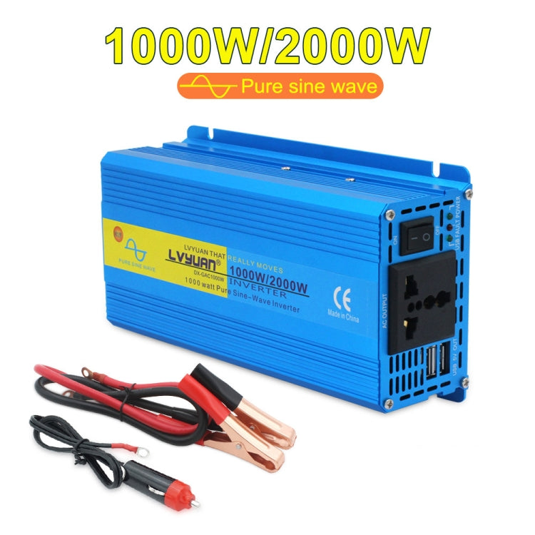 LVYUAN  2000W Car Home Pure Sine Wave Solar Inverter, Specification: 48V To 220V - Pure Sine Wave by PMC Jewellery | Online Shopping South Africa | PMC Jewellery | Buy Now Pay Later Mobicred