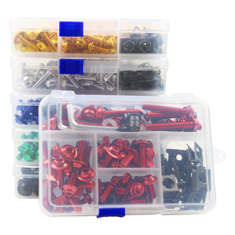 177 PCS/ Box Motorcycle Modification Accessories Windshield Cover Set Screw(Black) - Others by PMC TechLife | Online Shopping South Africa | PMC TechLife | Buy Now Pay Later Mobicred