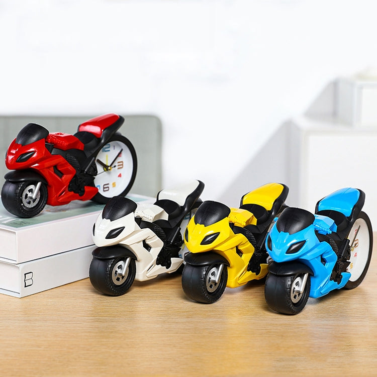 Motorcycle Alarm Clock Ornaments Creative Child Gift Clock(Blue Motorcycle Racing) - Alarm Clocks by PMc TechLife | Online Shopping South Africa | PMc TechLife | Buy Now Pay Later Mobicred