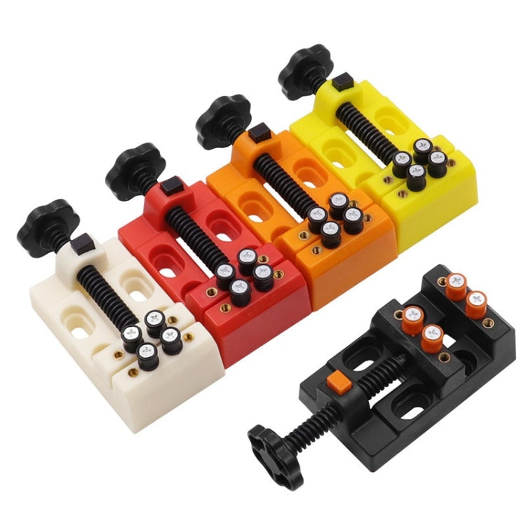 Eight-Hole Mini Flat Bench Vise Bodhi Beads Walnut Fixture(White) - free shipping - PMc TechLife - Order now!