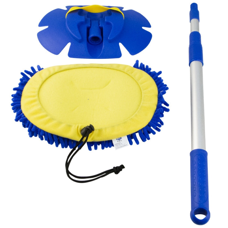 Chenille Water Brush Telescopic Rotary Roller Brush Cleaning Mop(Royal Blue) - free shipping - PMC TechLife - Order now!