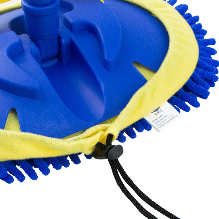 Chenille Water Brush Telescopic Rotary Roller Brush Cleaning Mop(Royal Blue) - free shipping - PMC TechLife - Order now!