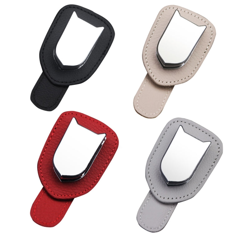 529 Car Sun Visor Glasses Clip Sunglasses Holder(Red) - Sunglasses & Glasses Clips by PMC TechLife | Online Shopping South Africa | PMC TechLife | Buy Now Pay Later Mobicred
