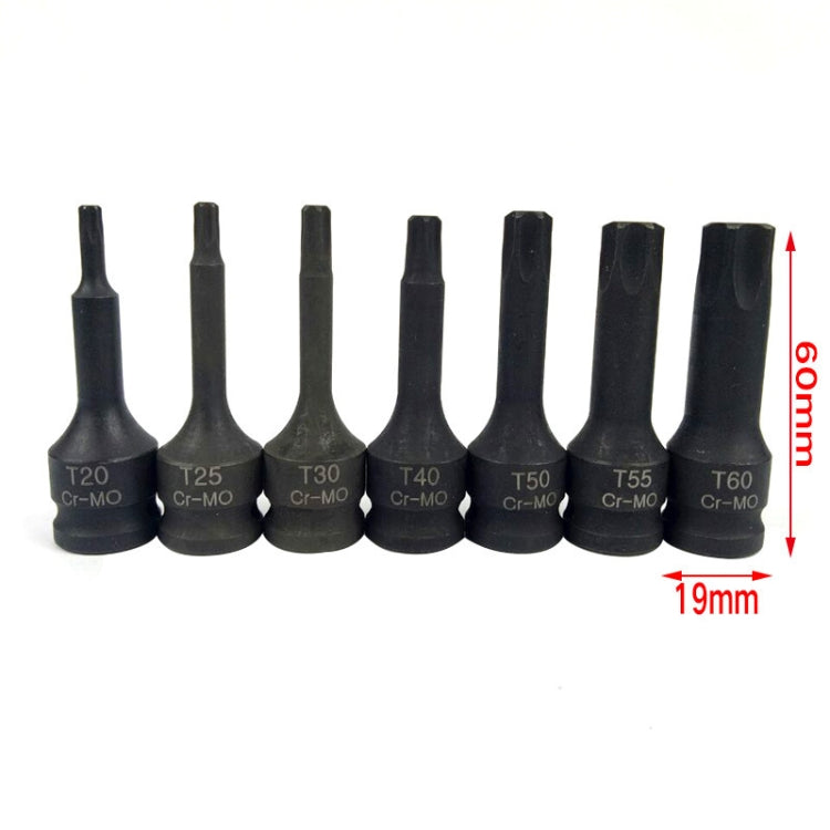 7 PCS / Set 3/8 Inch Pneumatic Pressure Batch Socket Set Tool, Specification: 7092 M Type - Hand Tool Sets by PMC TechLife | Online Shopping South Africa | PMC TechLife | Buy Now Pay Later Mobicred
