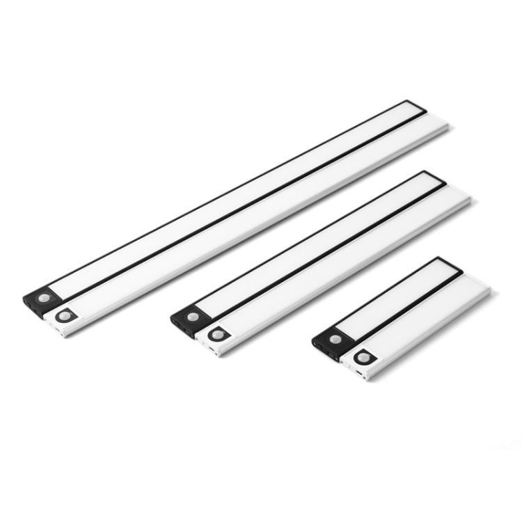 Intelligent Automatic Human Body Induction Wireless LED Lamp 40cm(Silver + Neutral Light) - Sensor LED Lights by PMc TechLife | Online Shopping South Africa | PMc TechLife | Buy Now Pay Later Mobicred