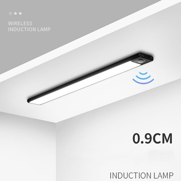 Intelligent Automatic Human Body Induction Wireless LED Lamp 80cm(Black + White Light) - Sensor LED Lights by PMc TechLife | Online Shopping South Africa | PMc TechLife | Buy Now Pay Later Mobicred