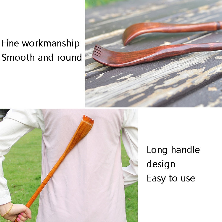 BQR01 Back Scratcher Long Handle Wooden Massage Scratcher, Style: Square Nature Color - free shipping - PMC TechLife - Order now!